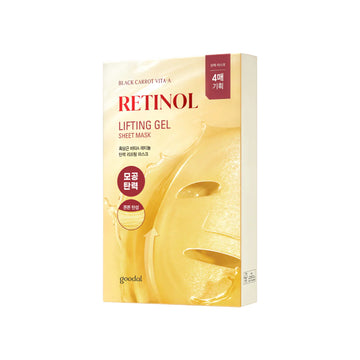 Goodal Black Carrot Vita-A Retinol Lifting Gel Sheet Mask X4