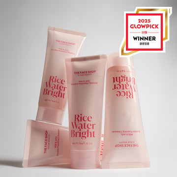 Rice Water Bright Milk & Jelly Double Foaming Cleanser