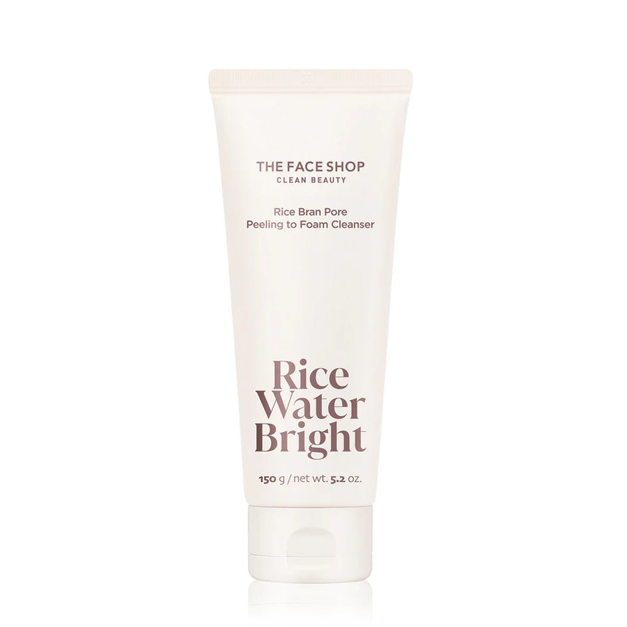 Rice Water Bright Rice Bran Pore Peeling to Foam Cleanser