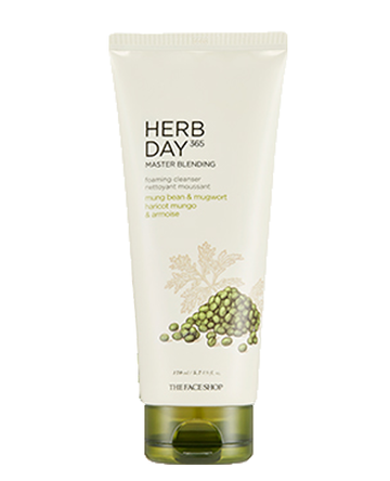 Herb Day 365 Master Blending Facial Foaming Cleanser Mung Bean & Mugwort