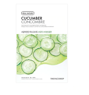 Real Nature Cucumber Face Mask