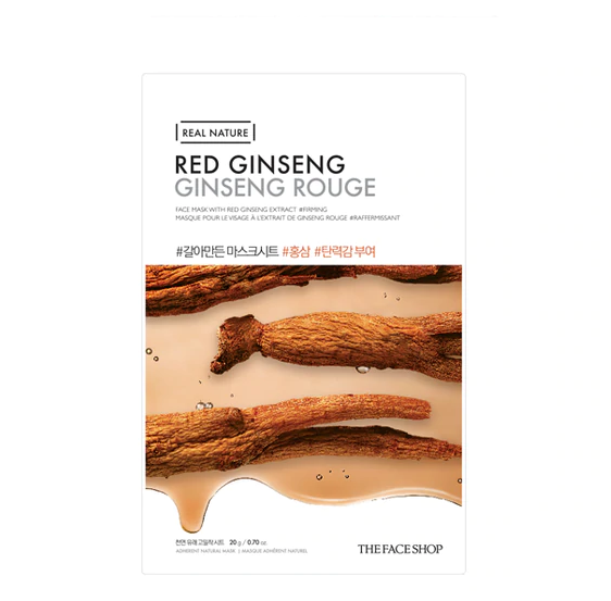 Real Nature Red Ginseng Face Mask