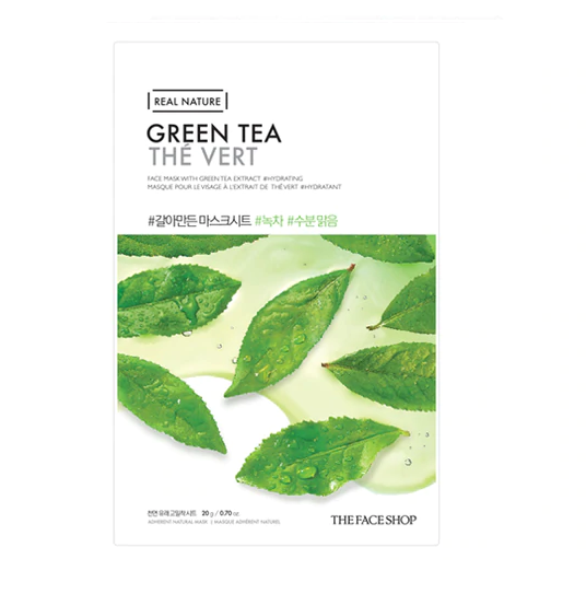 Real Nature Green Tea Face Mask