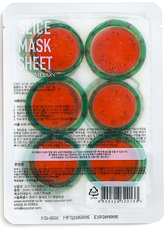 Kocostar Watermelon Slice Mask Sheet