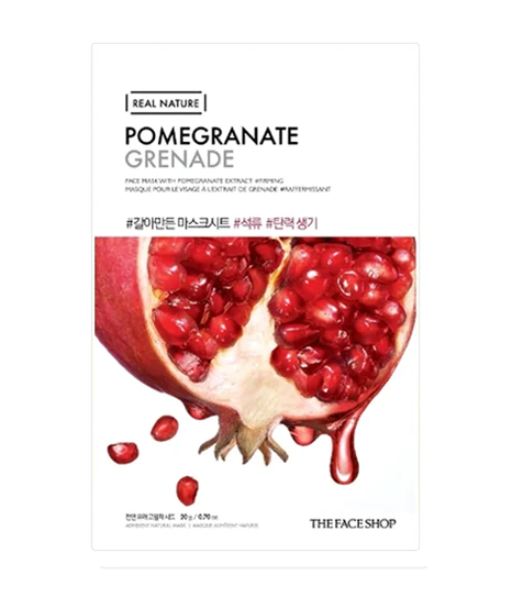 Real Nature Pomegranate Face Mask