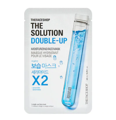 The Solution Double-Up Moisturizing Face Mask