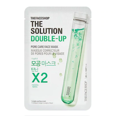 The Solution Double-Up Pore Care Face Mask