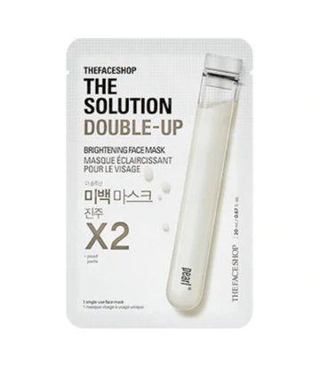 The Solution Double-Up Brightening Face Mask